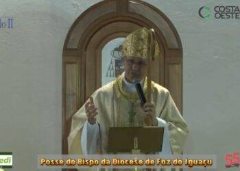 Bispo Dom Sérgio de Deus Borges toma posse da Diocese de Foz do Iguaçu