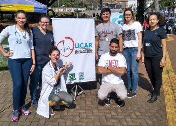 No Dia Mundial do Coração, alunos de Medicina realizam ações educativas na Feira da JK