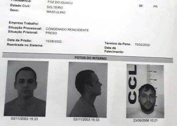 Preso que atirou no PRF Migliorini em 2014 é um dos fugitivos da PEF II