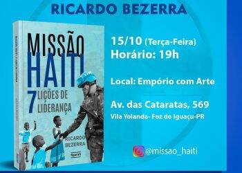 “Missão Haiti – 7 Lições de Liderança” será lançado nesta terça-feira (15)