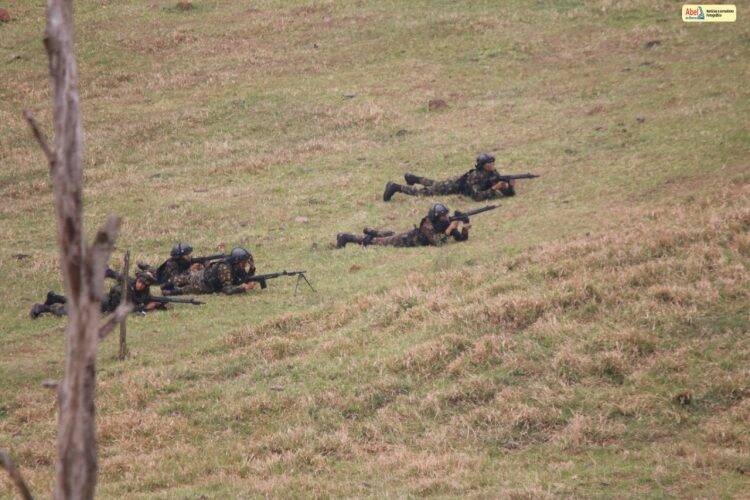 Vejas imagens do treinamento do Exército em Foz, Missal e Itaipulândia