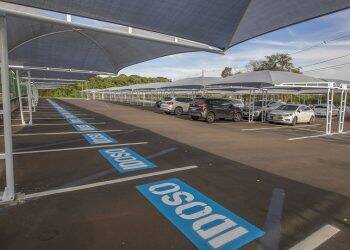 Aeroporto de Foz do Iguaçu ganha mais 280 vagas de estacionamento coberto