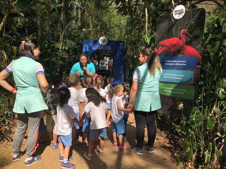 Parque das Aves terá programação especial para o Dia das Crianças