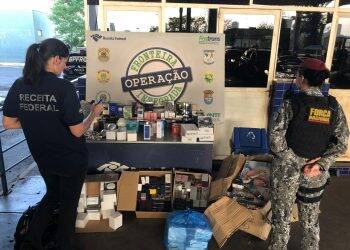 Mercadorias com destinação comercial são retidas na Ponte Internacional da Amizade
