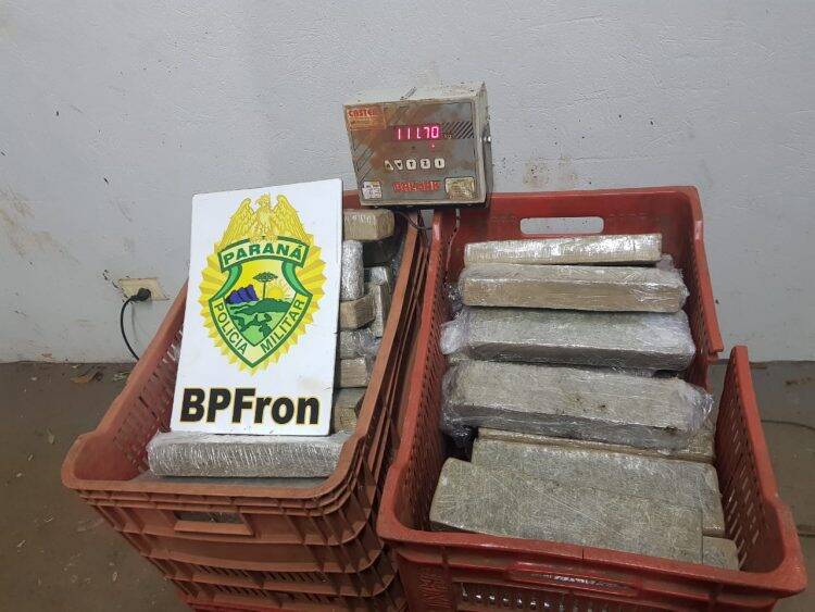 BPFron, em operação conjunta, apreende 130 kg de maconha na Ponte da Amizade