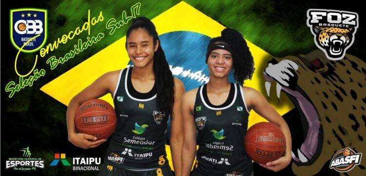 Atletas iguaçuenses são convocadas para a seleção brasileira sub-17 de basquete