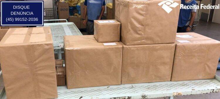 Receita Federal retém mais de 13 mil volumes de remessas postais irregulares