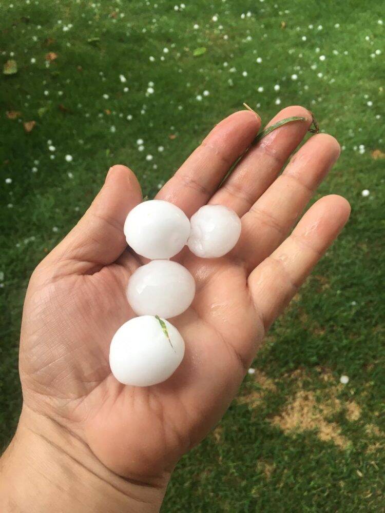 Pelo menos dez casas ficam destelhadas após temporal em Foz