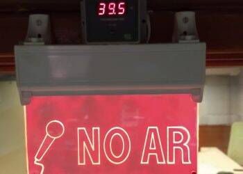 Termômetro da Rádio Cultura registra temperatura acima de 39° graus depois das 17h