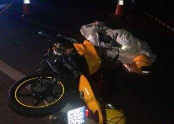 Motociclista morre em acidente na BR 277, região do viaduto da Avenida Paraná