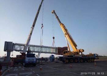 Começa a instalação de fingers no Aeroporto Internacional de Foz do Iguaçu