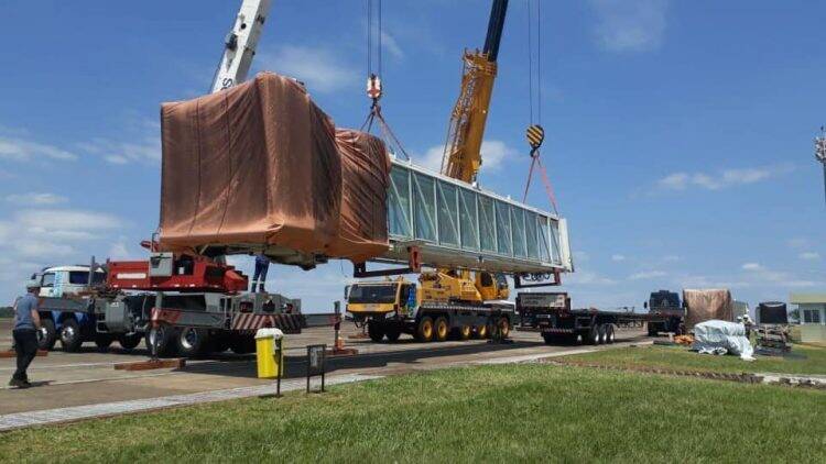 Começa a instalação de fingers no Aeroporto Internacional de Foz do Iguaçu
