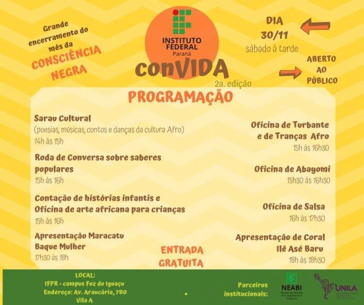 IFPR Campus Foz abre suas portas para a comunidade no próximo sábado