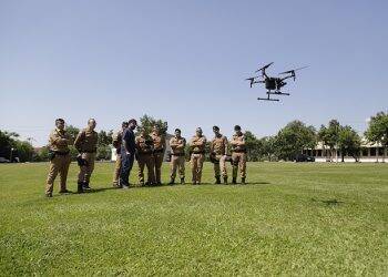 PTI capacita policiais militares de Foz do Iguaçu sobre uso de drones na segurança pública