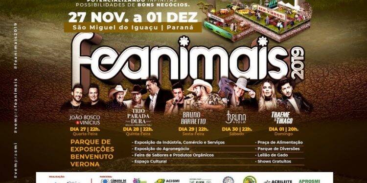 FEANIMAIS 2019 será na próxima semana, em São Miguel do Iguaçu