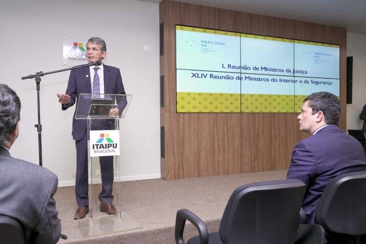 Em Itaipu, ministro Sérgio Moro apresenta projeto de integração de forças policiais da fronteira