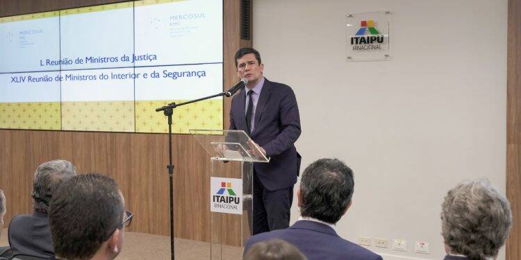 Em Itaipu, ministro Sérgio Moro apresenta projeto de integração de forças policiais da fronteira