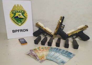 BPFron prende homem com 3 pistolas próximo a rodoviária de Foz