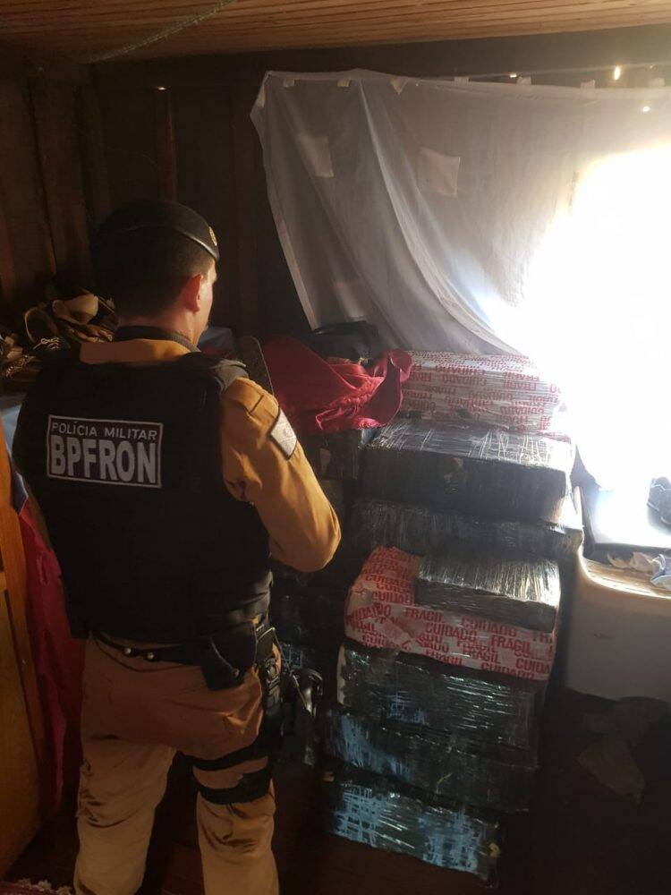 Operação Muralha/Hórus apreende mais de uma tonelada de maconha em Foz