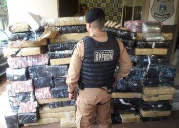 Operação Muralha/Hórus apreende mais de uma tonelada de maconha em Foz