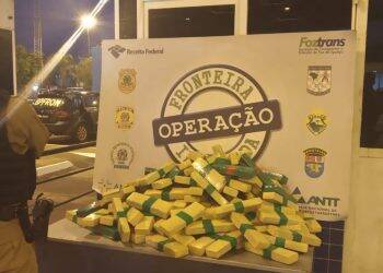 Operação Muralha/Hórus apreende quase 100 kg de maconha na Ponte da Amizade