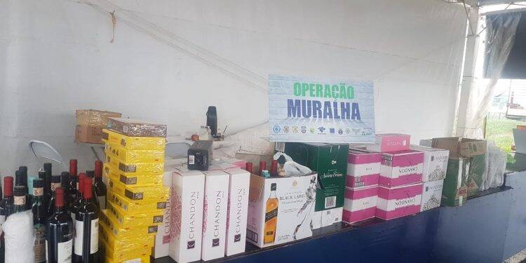Bebidas são apreendidas na Operação Muralha/Hórus em São Miguel do Iguaçu