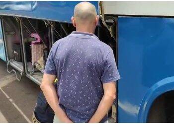 PRF apreende medicamentos e anabolizantes em ônibus de linha