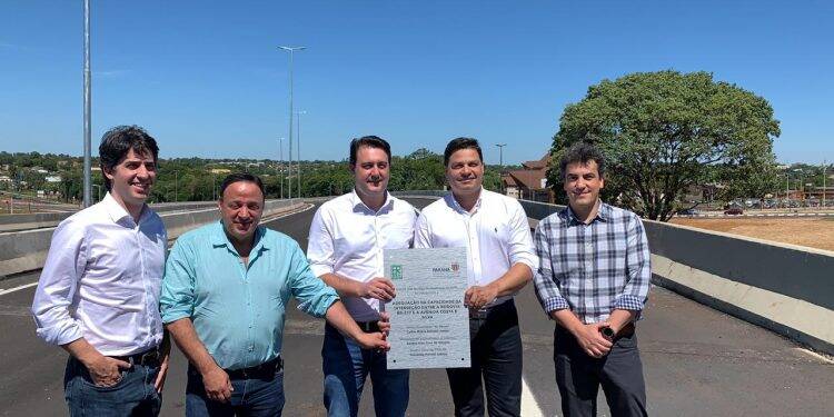 Governo do Estado libera o tráfego de veículos no novo viaduto de Foz do Iguaçu