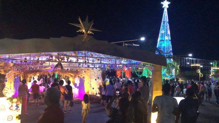 Cidade do Leste se “veste” para o Natal ressaltando a cultura paraguaia