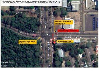 Mudança de funcionamento no semáforo entre as Avenidas Paraná e Duque de Caxias