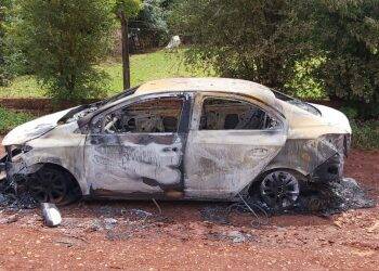 Corpos são encontrados ao lado de veículo carbonizado na região de Três Lagoas