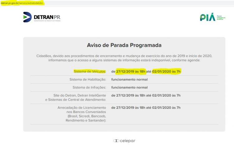 Com site do Detran-PR fora do ar, PRF alerta para a importância de portar o documento do carro