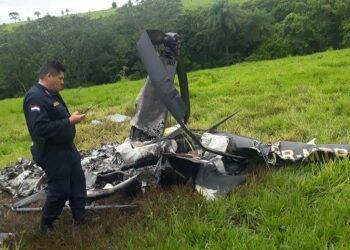 Paranaense morre em queda suspeita de helicóptero na região de Ciudad del Este