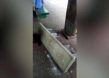 Criança tem dedo amputado após queda de banco no TTU