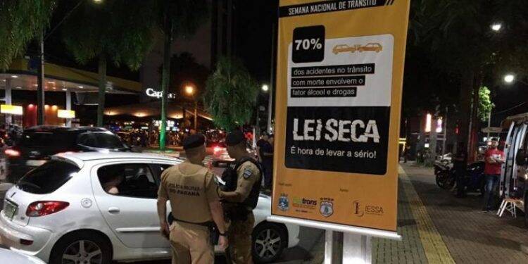 Intensificam blitze de Lei Seca em Foz do Iguaçu