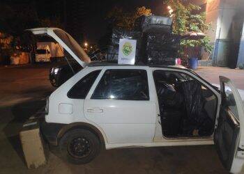 Polícia de Fronteira apreende 1.150 pacotes de cigarros em porto clandestino em Foz