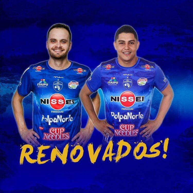 Daniel Feitosa, Pierre, Sacon, Jaison e Trentin renovam contrato com o Foz Cataratas