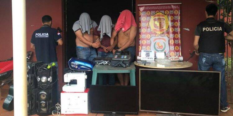 Polícia fecha centro de operações do tráfico em Santa Rita (PY)