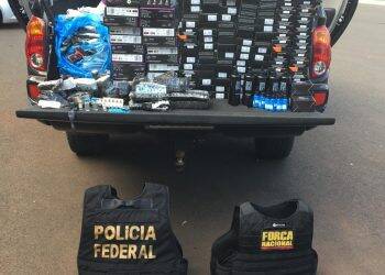 Polícia Federal e Força Nacional apreendem grande quantidade de agulhas para tatuagem