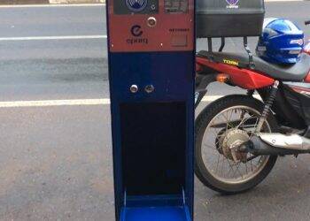 Parquímetros foram furtados na Avenida República Argentina