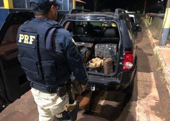 Rapaz de 18 anos é preso transportando 207 kg de maconha