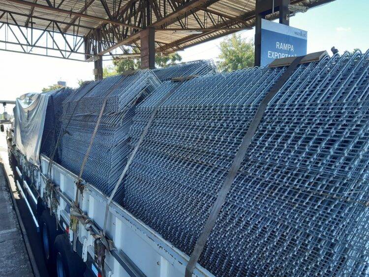 Transporte de materiais para obra da segunda ponte no lado paraguaio é liberado