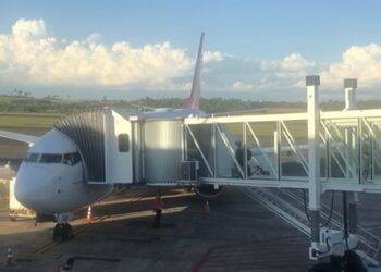 Primeiro finger é testado no Aeroporto de Foz