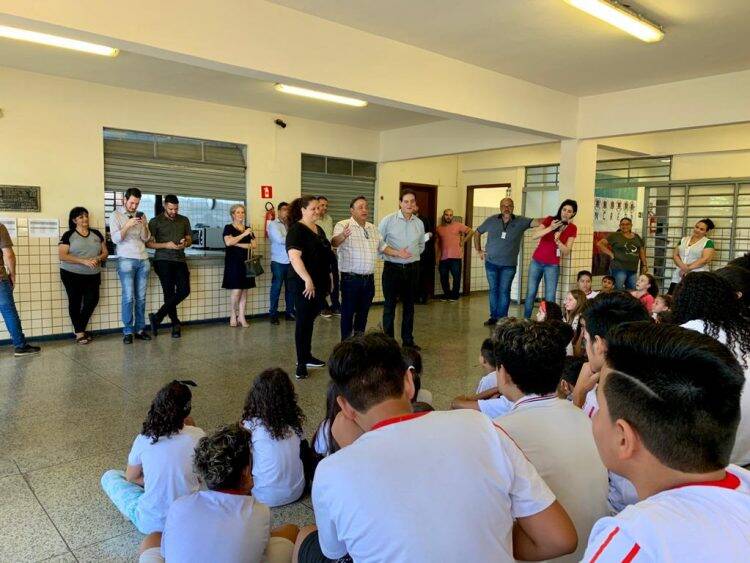 Hussein Bakri e presidente da Fundepar anunciam R$ 2 milhões para a educação de Foz do Iguaçu