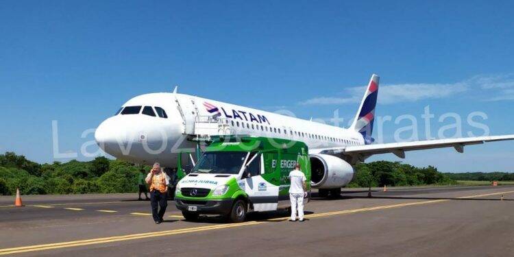 Puerto Iguazú : Protocolo de coronavírus é acionado em voo vindo de Buenos Aires