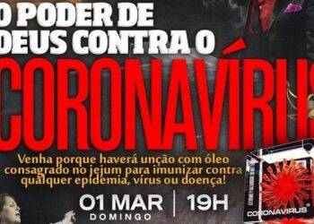 Igreja que promete ‘imunização’ contra coronavírus pode ser enquadrada por charlatanismo, diz MP