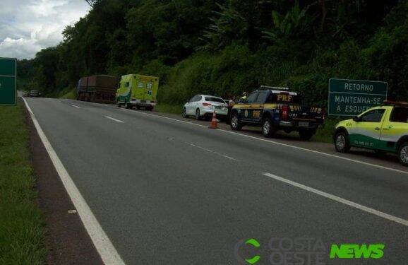 Tragédia na BR-277: Peça solta na rodovia atinge e mata criança dentro de um carro