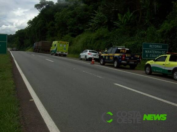 BR-277 é interditada por afundamento de pista em Morretes - AERP