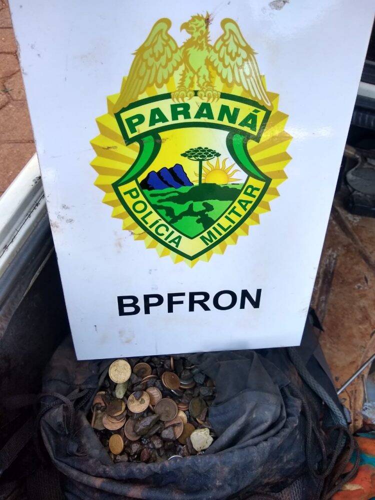 Ladrões furtam moedas de “fonte dos desejos” e são presos pelo BPFron