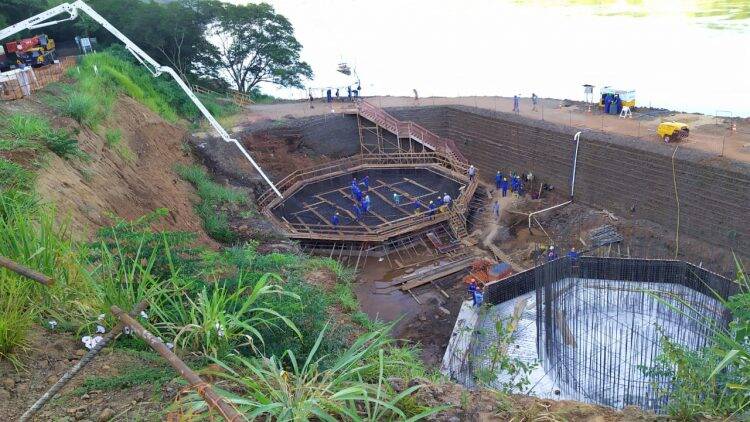 Obras da Ponte da Integração seguem em ritmo acelerado; veja as imagens do trabalho